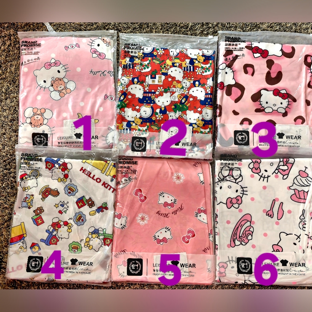 4 Hello Kitty Women & Teens Pajama Pants